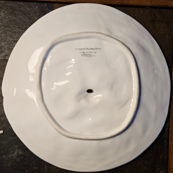 Vintage Cookies for Santa plate.  Corning Factory Store Collectible 1999. 12" - Picture 2 of 3